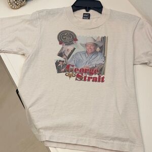 Authentic Vintage George Strait Concert Tee